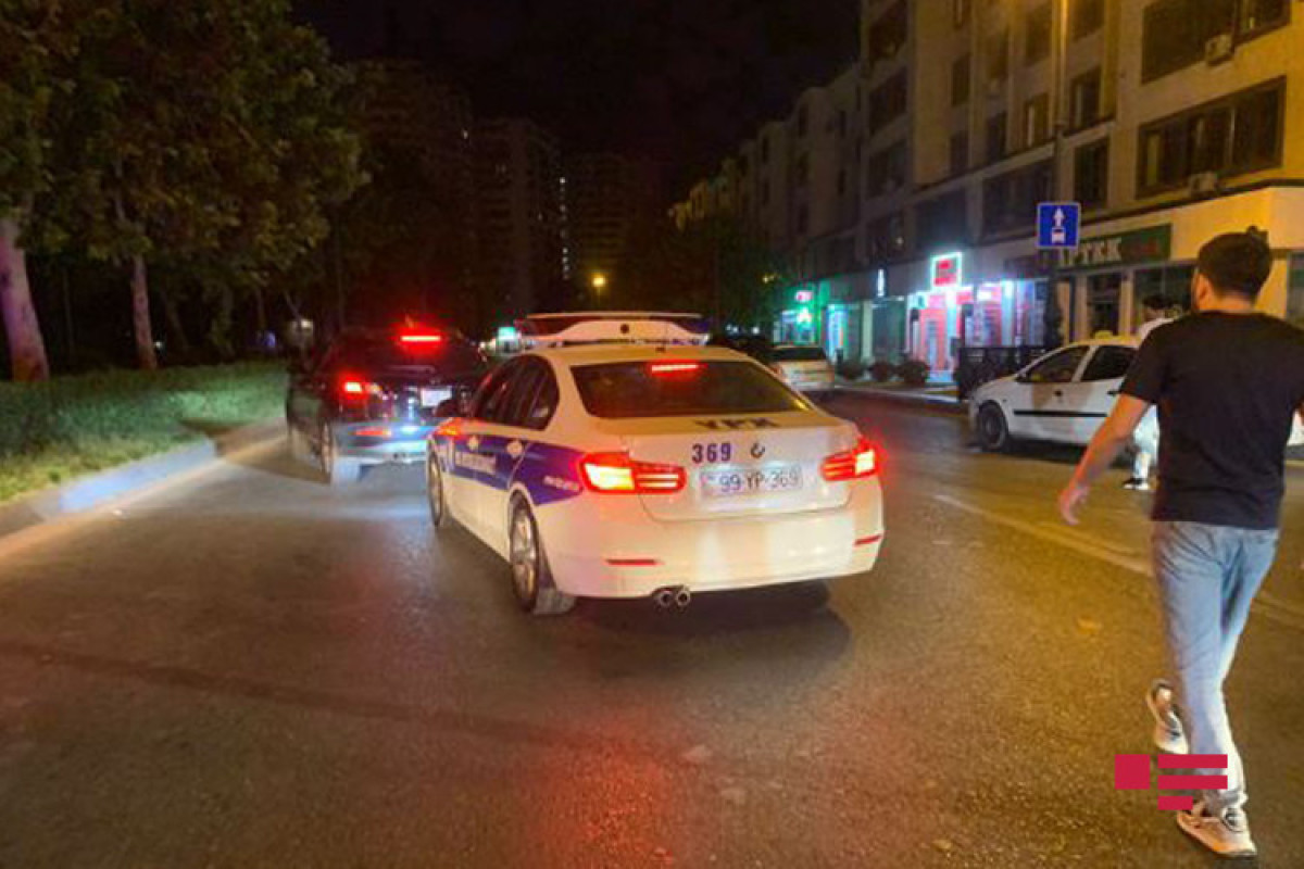 В Баку пьяный водитель совершил ДТП -ФОТО -ВИДЕО 