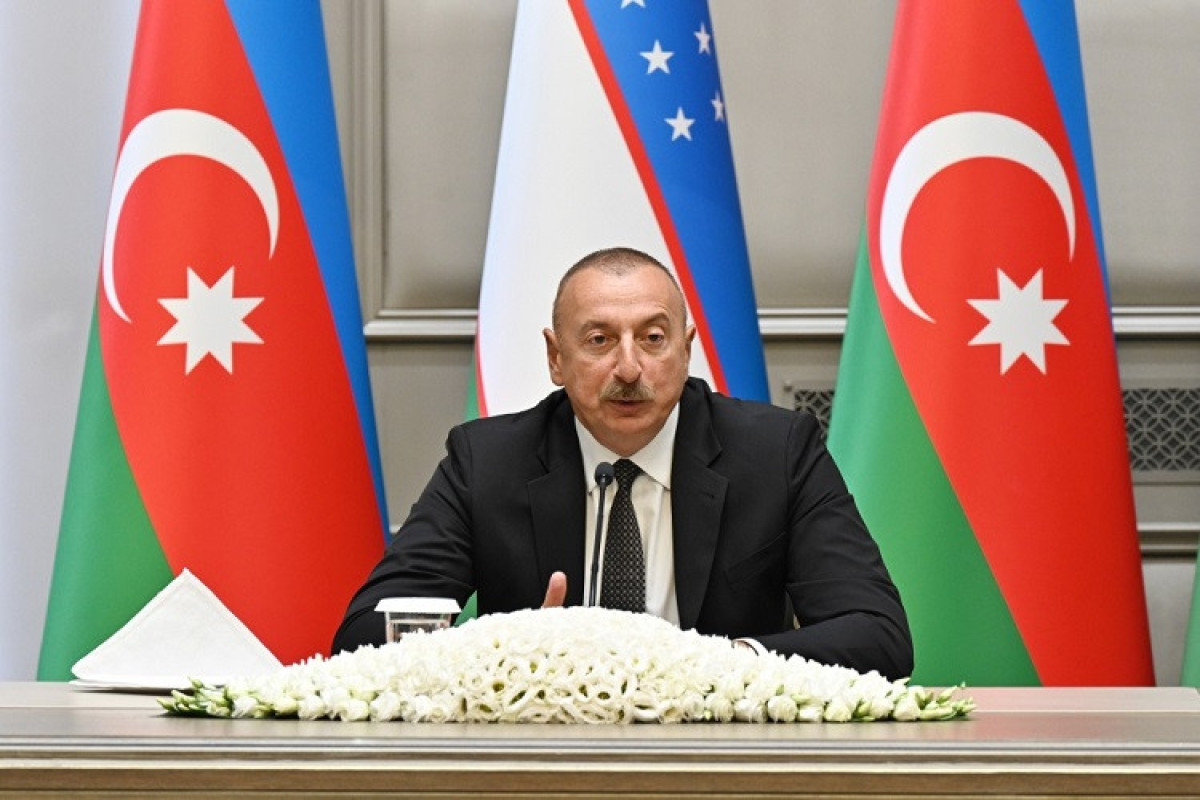 Ильхам Алиев: Поздравления президента Узбекистана с нашей Победой воспринимаются в Азербайджане как слова брата