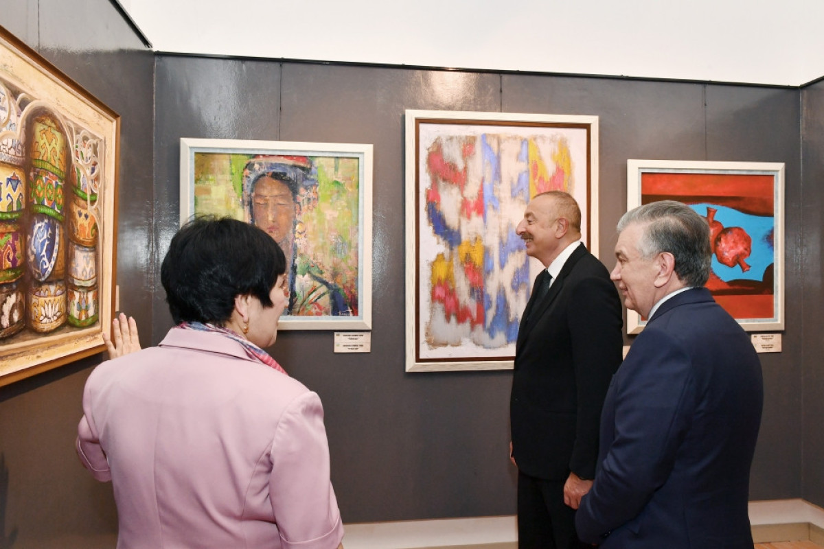 Ильхам Алиев ознакомился в Узбекистане с заповедником Иджан-Гала и дворцом «Нуруллабой» -ФОТО 