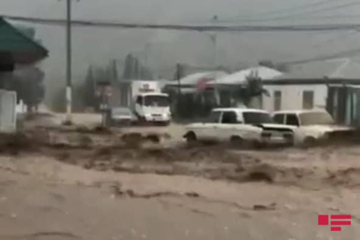 Ливни вызвали потоп в Геранбое -ФОТО 