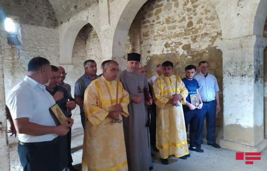 Представители албано-удинской христианской общины совершили поездку в Тертерский район-ФОТО 
