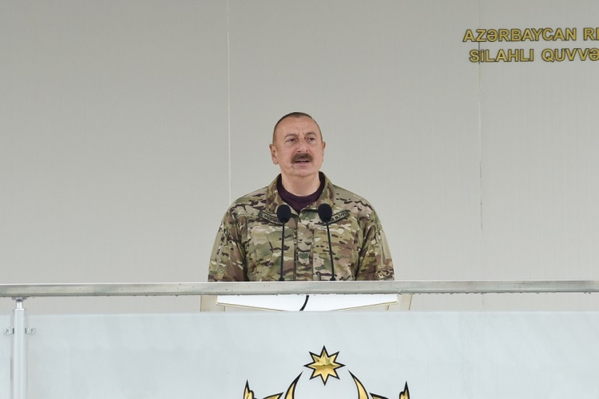 Ильхам Алиев: Мы доказали всему миру, что азербайджанский народ никогда не смирится с оккупацией