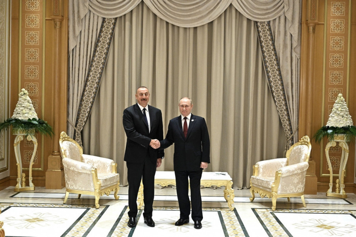 Ильхам Алиев встретился c Владимиром Путиным