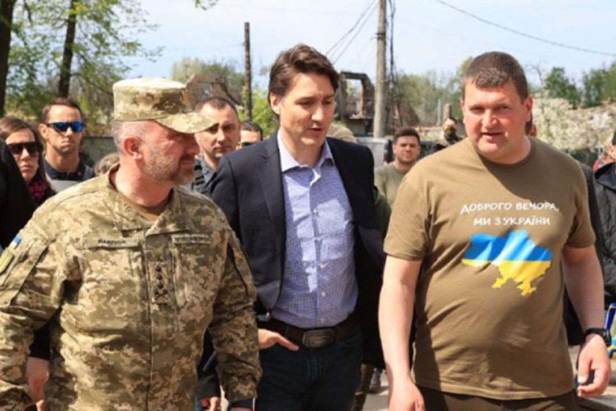 Премьер-министр Канады посетил Украину