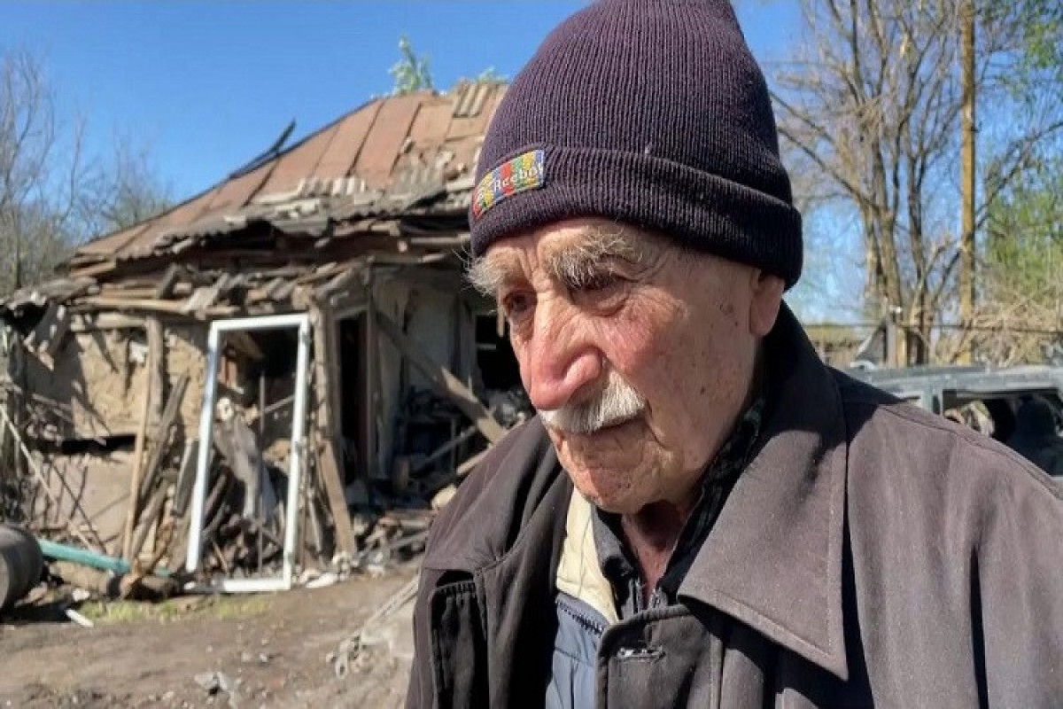 Артиллерийский удар ВС России оставил украинского ветерана войны без дома -ВИДЕО 