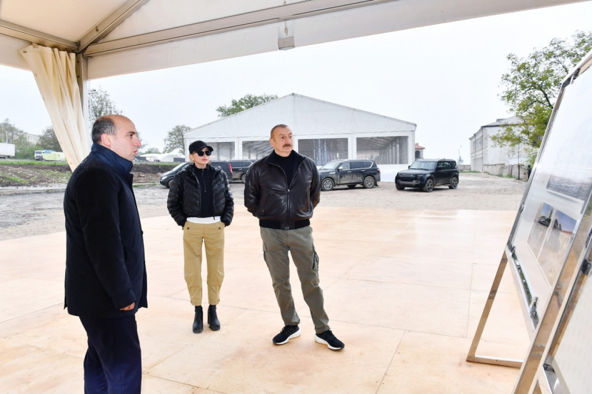 Ильхам Алиев ознакомился с предстоящим ремонтом в Шушинском реальном училище-ФОТО 
