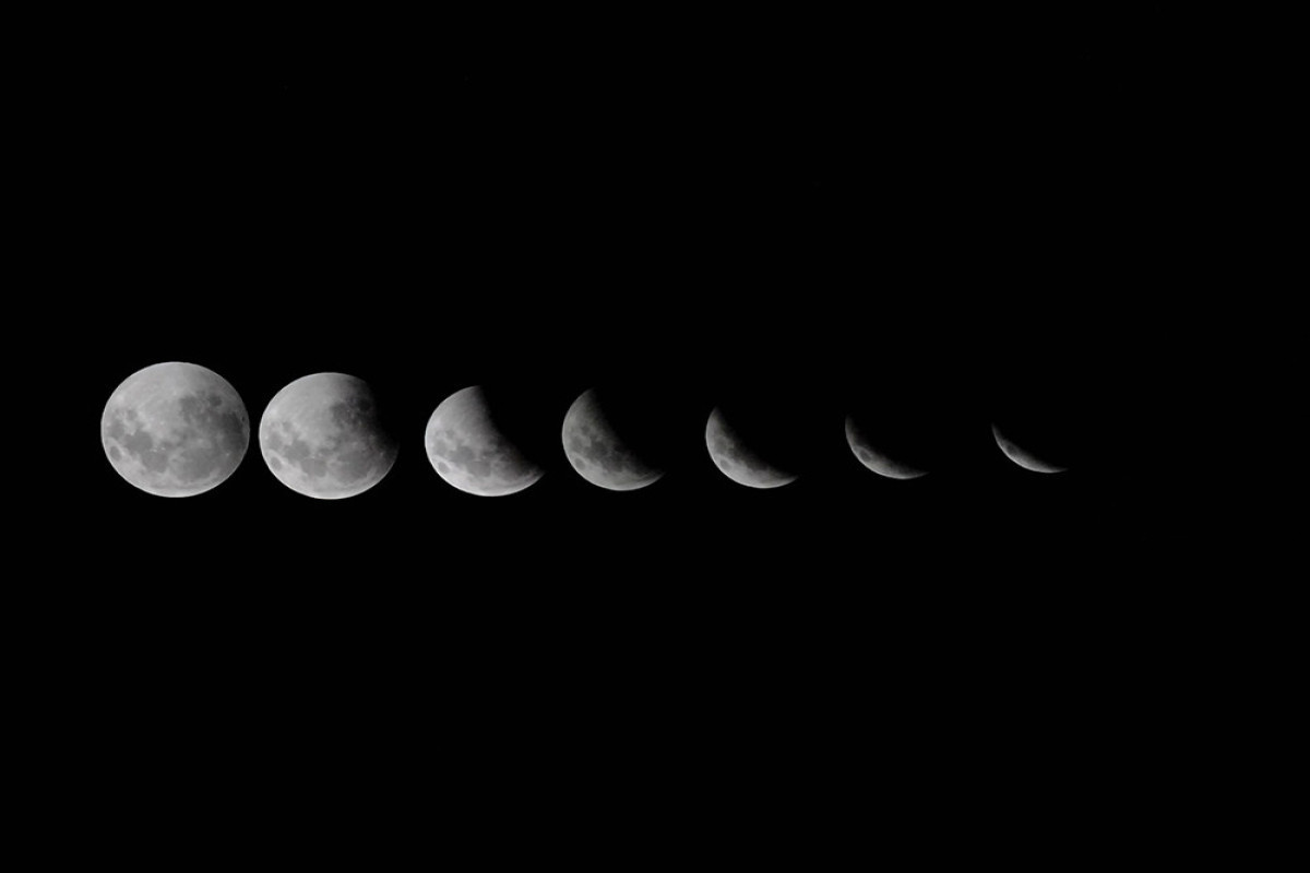 Произошло первое лунное затмение года