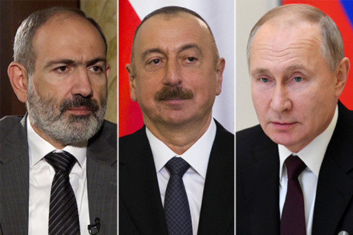 Ильхам Алиев, Владимир Путин, Никол Пашинян