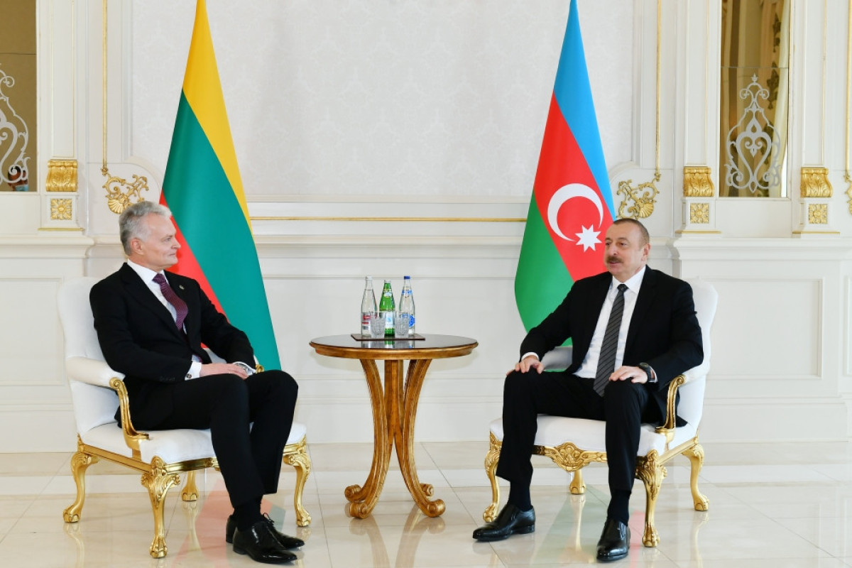 Состоялась встреча президентов Азербайджана и Литвы 