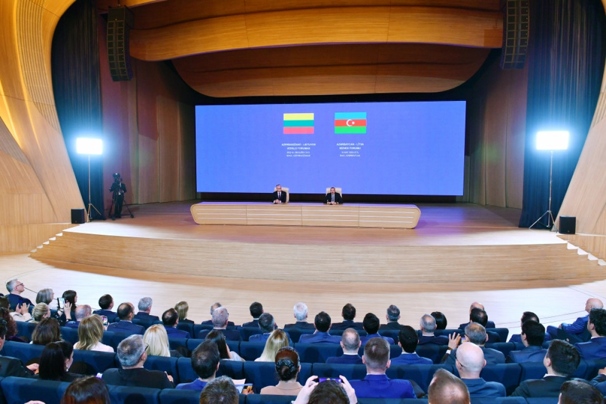 В Баку состоялся азербайджано-литовский бизнес форум -ФОТО -ОБНОВЛЕНО 