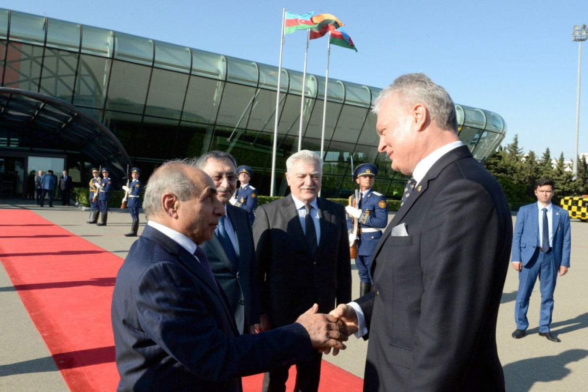 Завершился визит президента Литвы в Азербайджан-ФОТО 