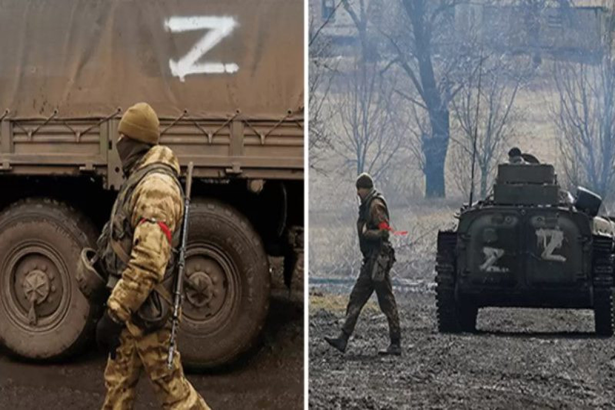 На третий месяц войны в Украине МО России объяснило значение букв Z и V