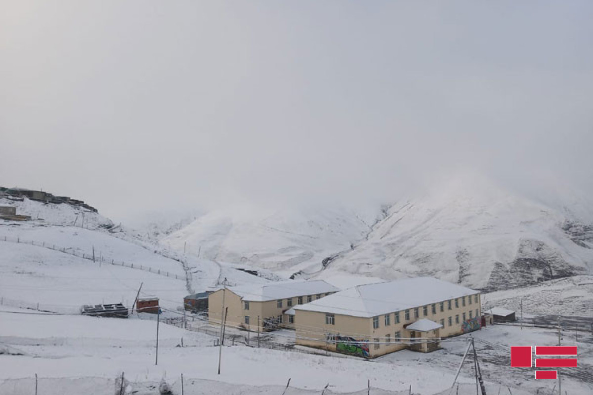 Регионы Азербайджана занесло снегом