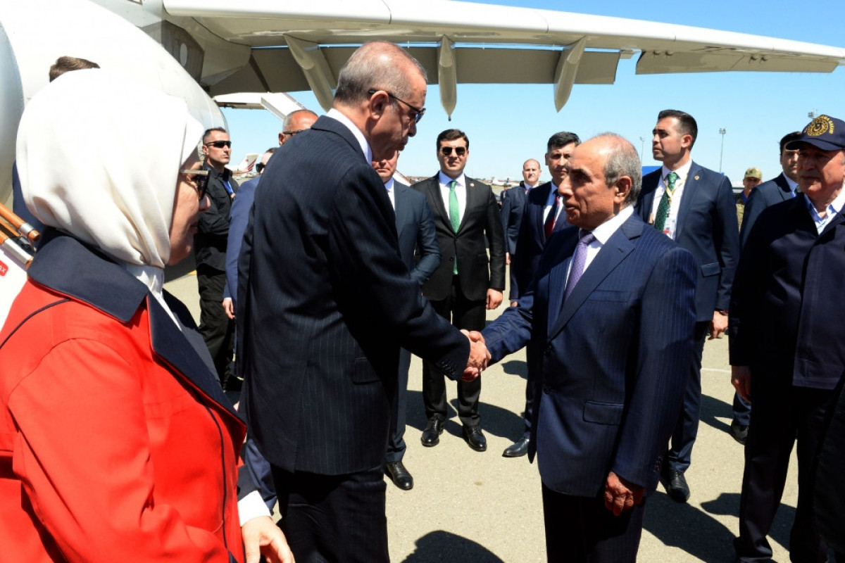 Реджеп Тайип Эрдоган прибыл в Азербайджан -ФОТО 