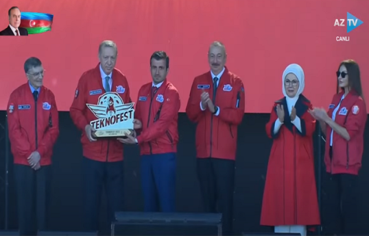 Ильхам Алиев и Реджеп Тайип Эрдоган принимают участие на фестивале TEKNOFEST Azərbaycan