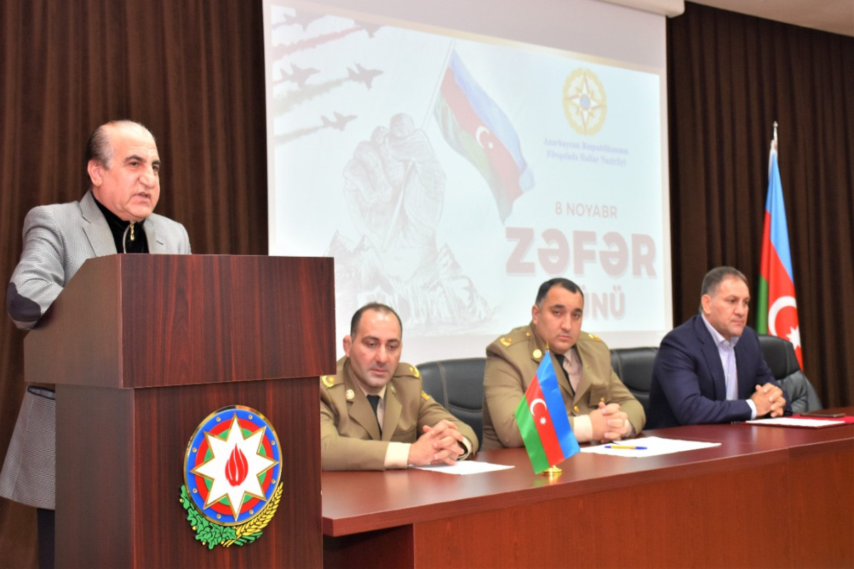 В МЧС Азербайджана состоялось мероприятие, посвященное Дню Победы -ФОТО 