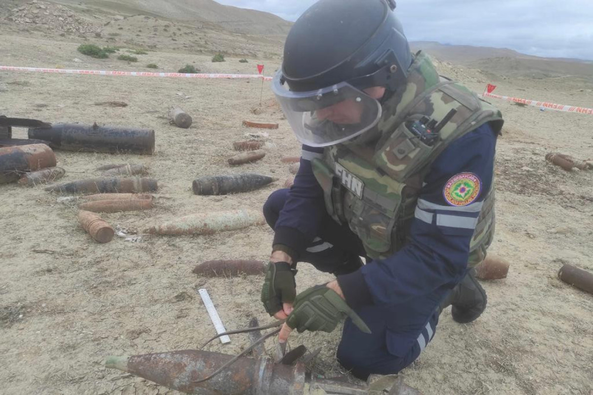 В Хызы обнаружены боеприпасы-ФОТО 