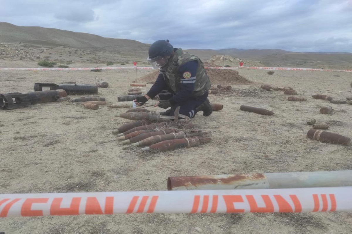 В Хызы обнаружены боеприпасы-ФОТО 