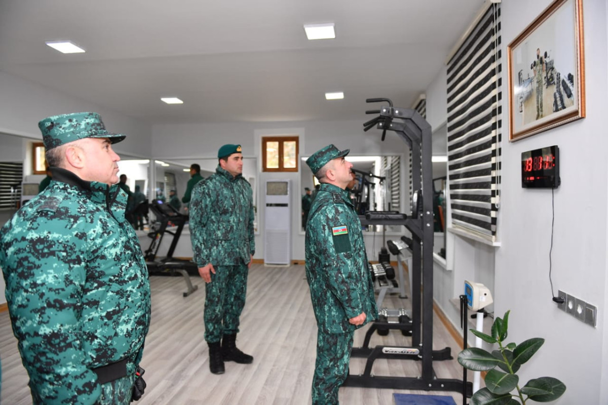 В воинской части Госпогранслужбы в Джебраиле сдан в эксплуатацию ряд объектов -ФОТО 