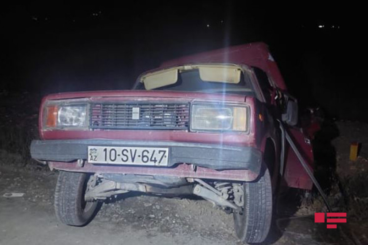 В Шамкире произошла авария со смертельным исходом-ФОТО 