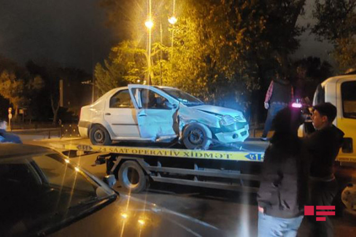 В Насиминском районе Баку произошла цепная авария, есть пострадавшие-ФОТО 