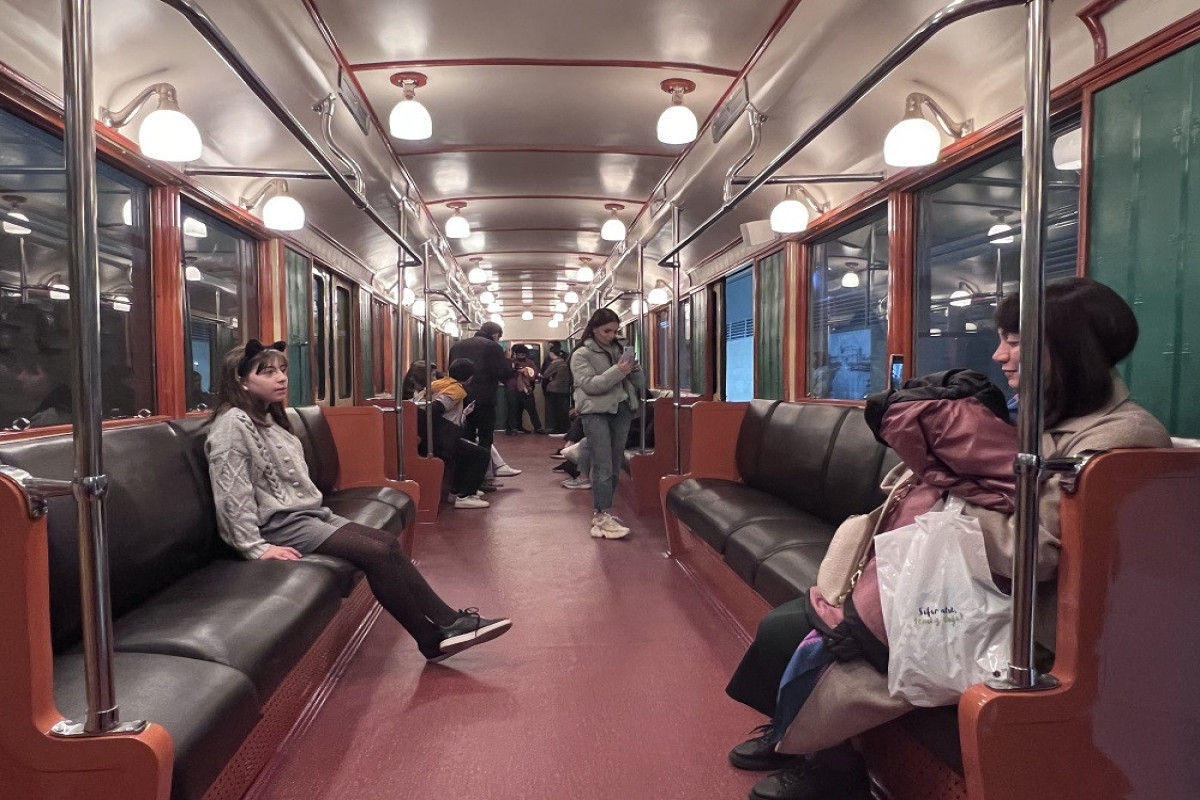 В Баку проходит выставка ретро-вагонов метро-ФОТО 