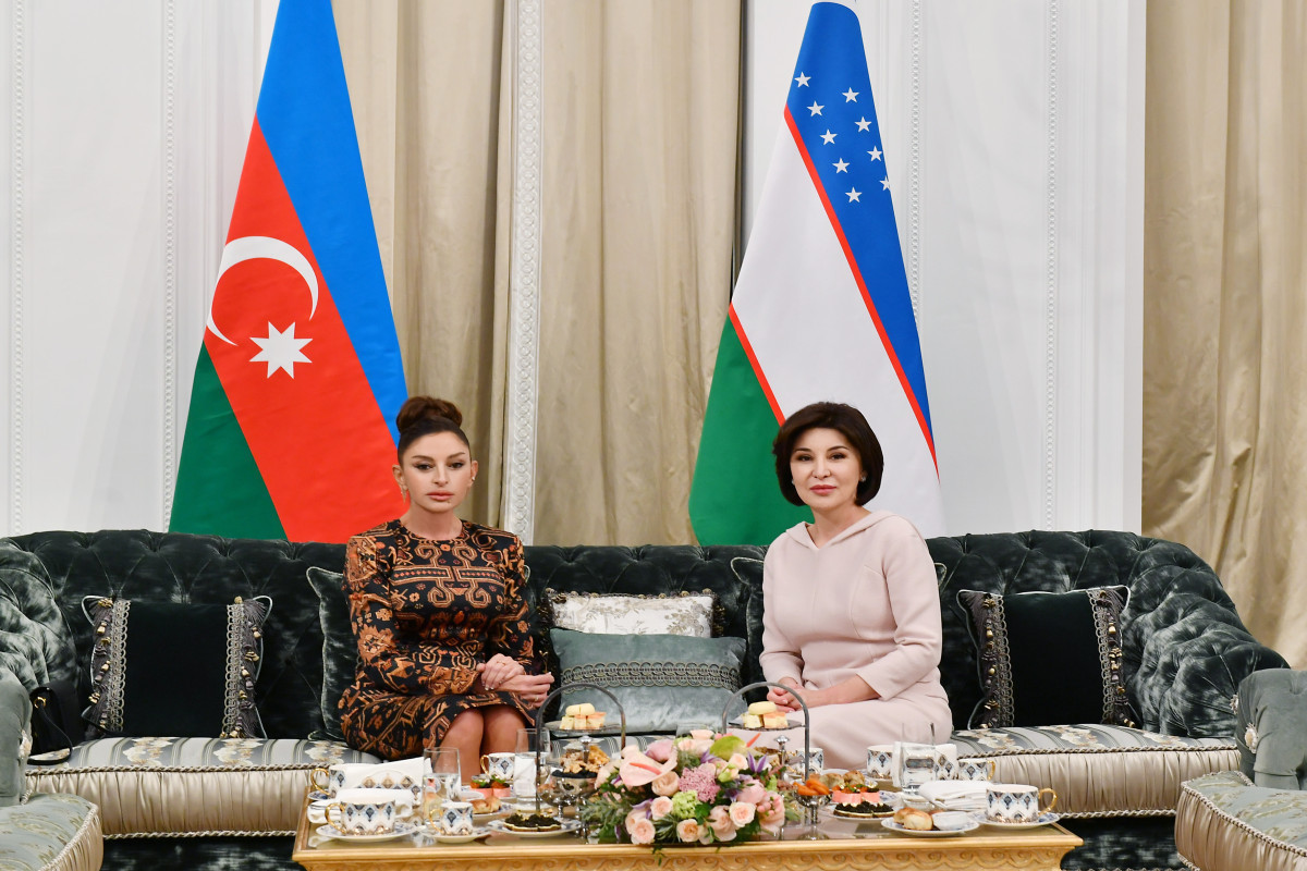 В Самарканде состоялась встреча первых леди Азербайджана и Узбекистана-ФОТО 