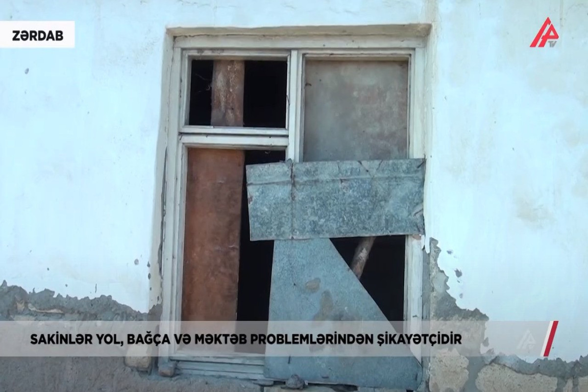 Жители зардабского села ждут решения проблемы аварийной школы: а в Минобразования бросают трубку... - ВИДЕО 