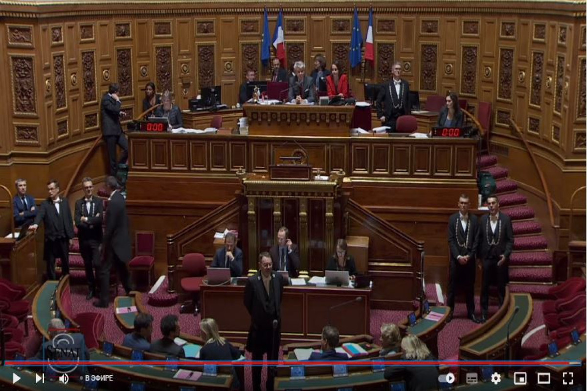 Сенат Франции принял позорную резолюцию против Азербайджана