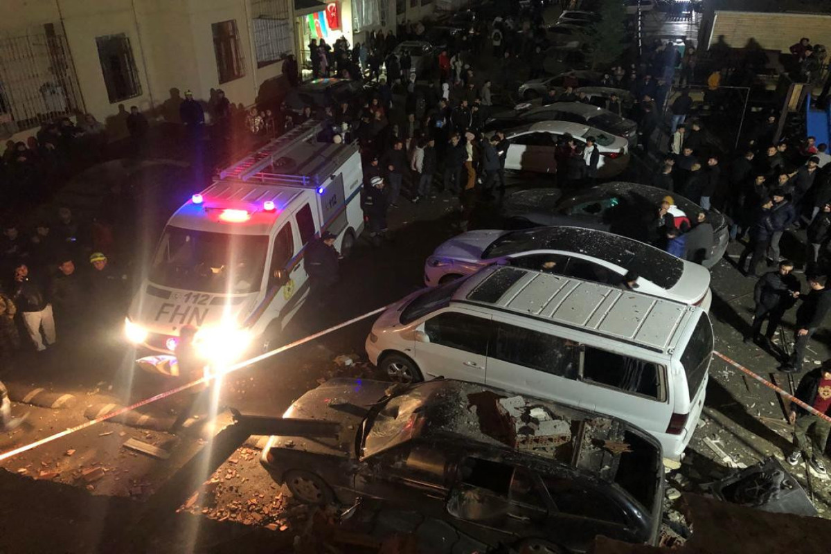При взрыве в жилмассиве в Хырдалане пострадали 4 человека, включая 3 детей-ОБНОВЛЕНО -ВИДЕО -ФОТО 