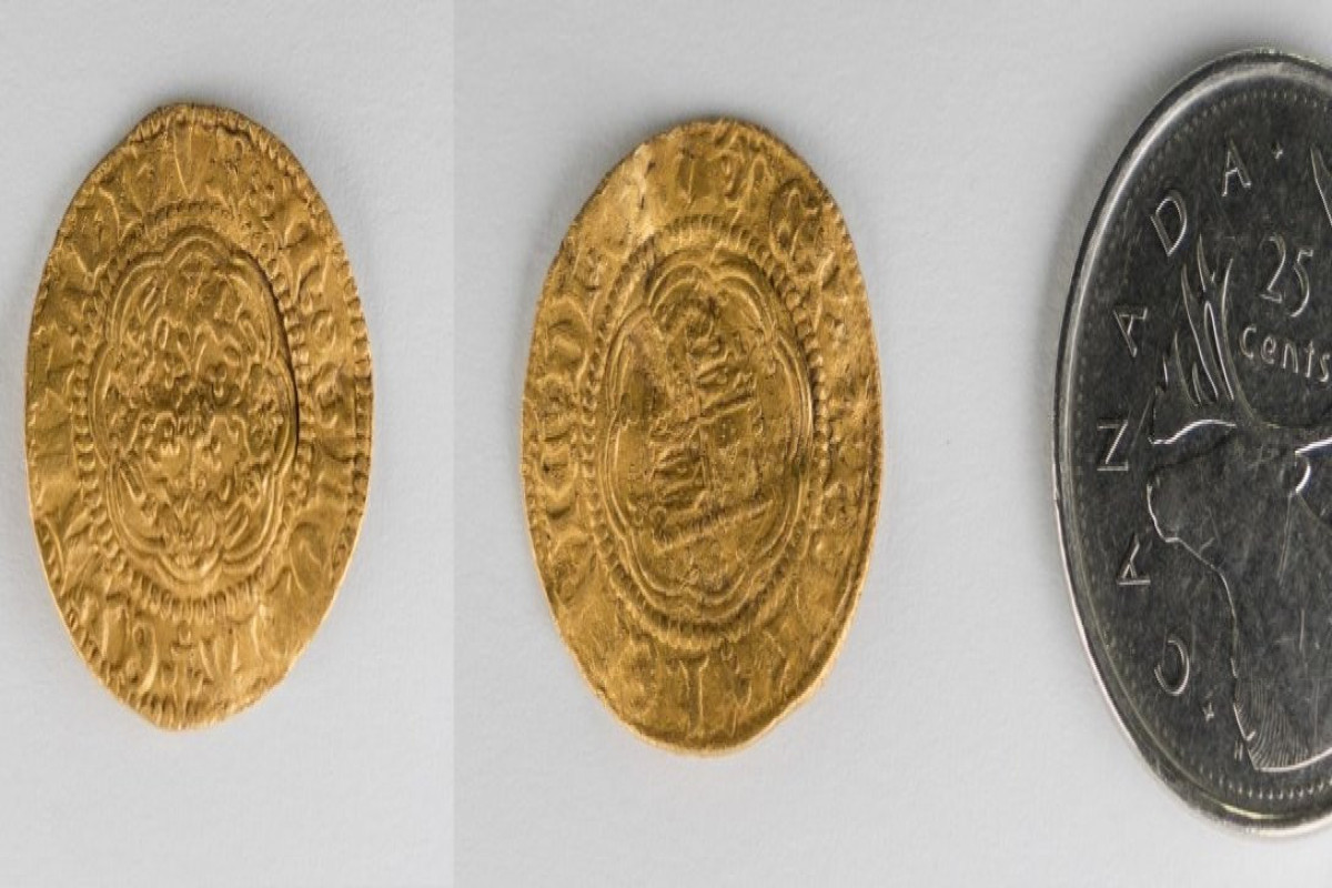 В Канаде обнаружена золотая монета возрастом 600 лет - ИССЛЕДОВАНИЕ -ФОТО 