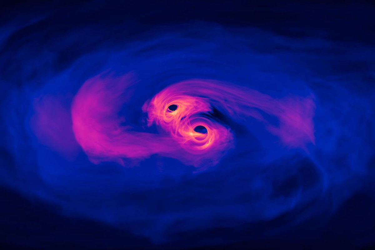Астрономам удалось зафиксировать исключительный вид столкновения черных дыр