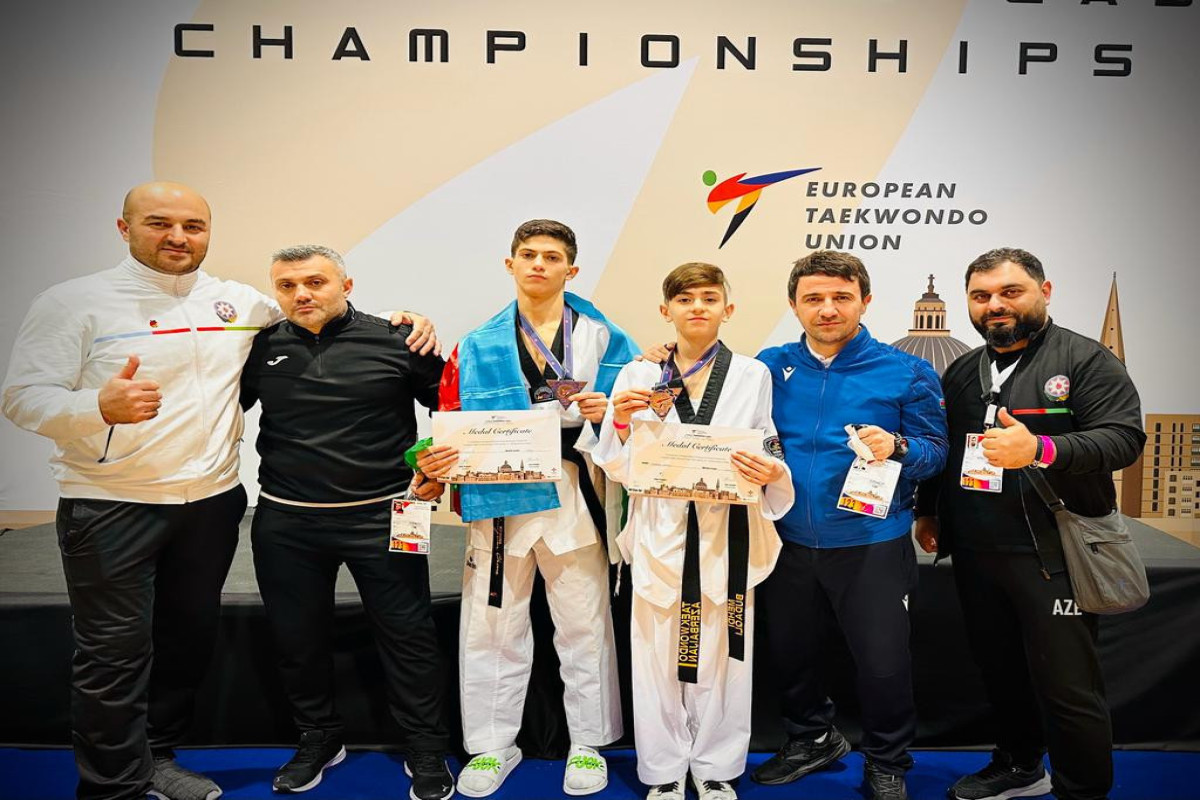 Азербайджанские таэквондисты завоевали еще 2 медали на чемпионате Европы