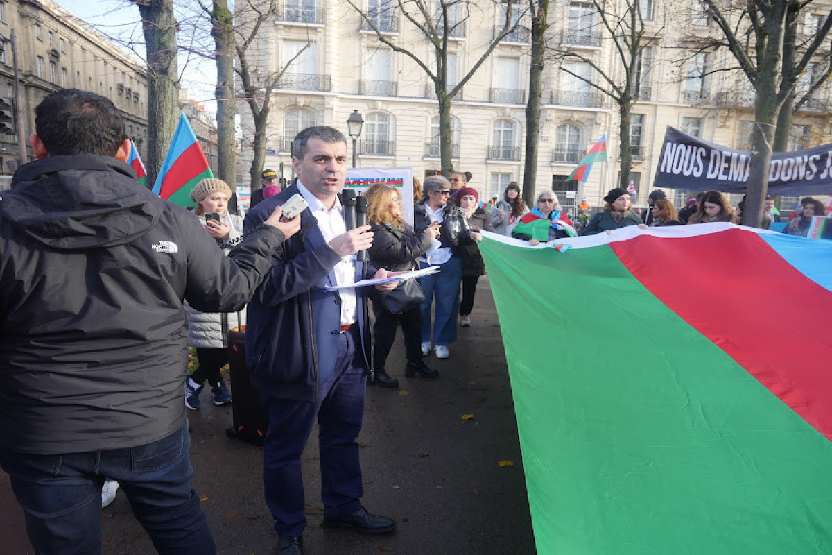В Париже прошел митинг против обсуждения антиазербайджанской резолюции в Нацассамблее -ФОТО -ВИДЕО -ОБНОВЛЕНО 
