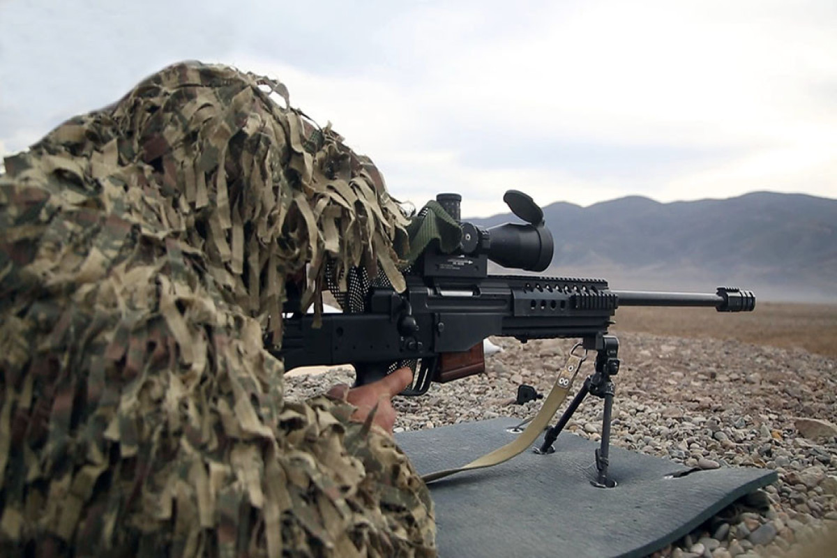 В азербайджанской армии проводится «Курс снайперской подготовки» -ВИДЕО 