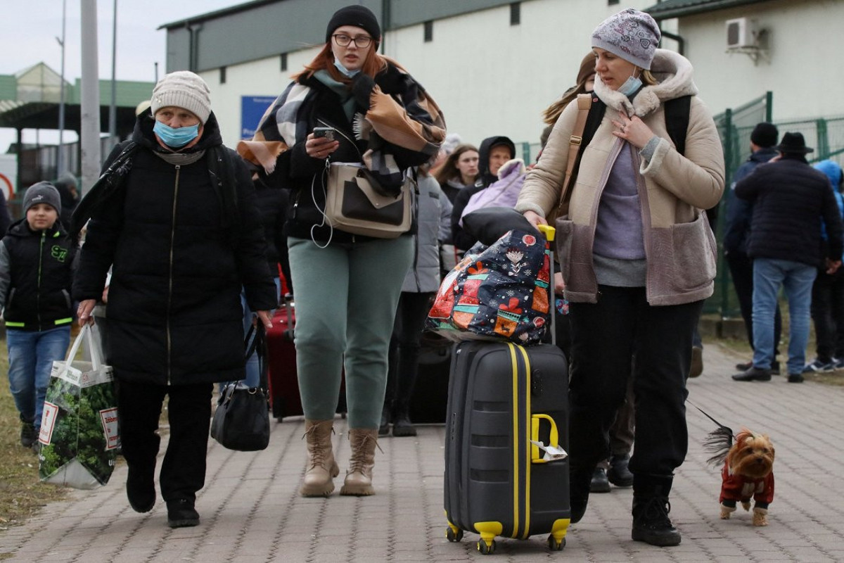 Обнародовано число украинских беженцев, въехавших в Азербайджан