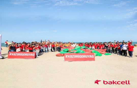 При поддержке Bakcell прошла очередная акция «Защитим Каспий!» -ФОТО 