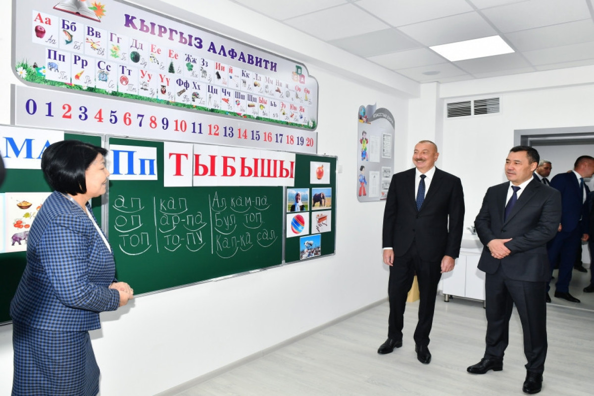 В Бишкеке состоялась церемония открытия школы имени Низами Гянджеви-ФОТО 