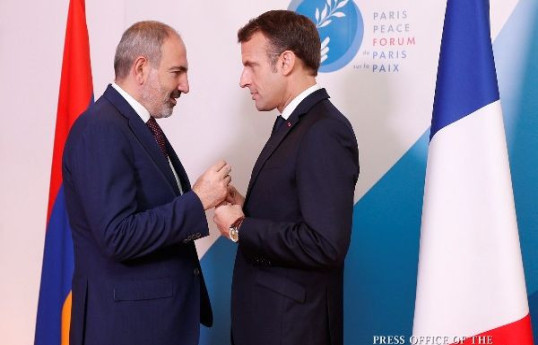 Никол Пашинян, Эммануил Макрон