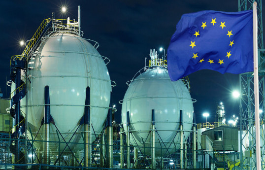 Газохранилища Европы заполнены более чем на 90 процентов