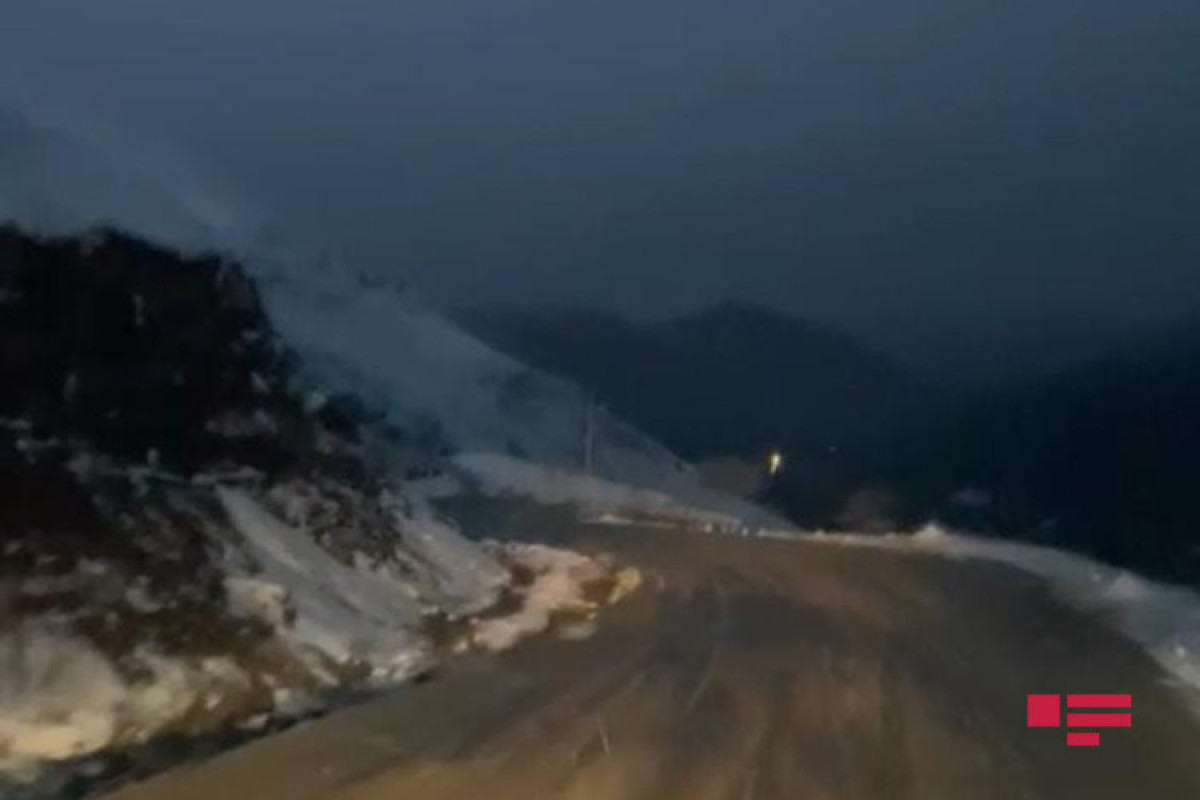 В западных районах Азербайджана выпал снег-ФОТО 