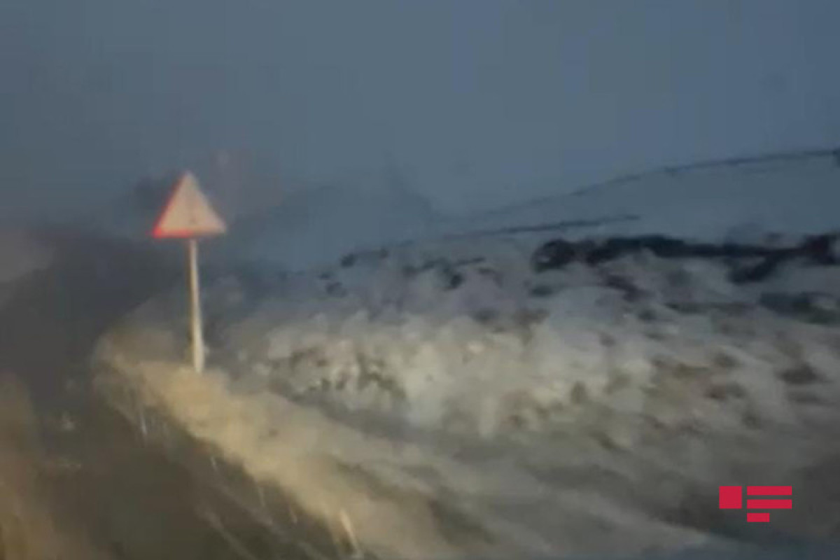 В западных районах Азербайджана выпал снег-ФОТО