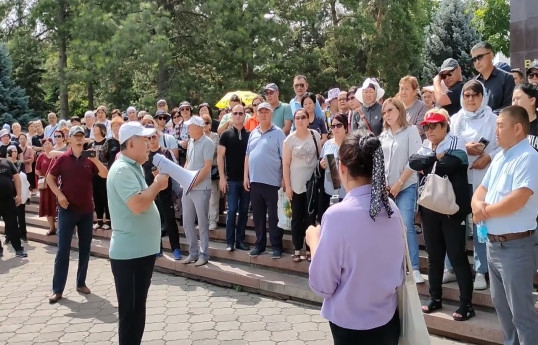 В Кыргызстане протестуют против передачи Узбекистану водохранилища 
