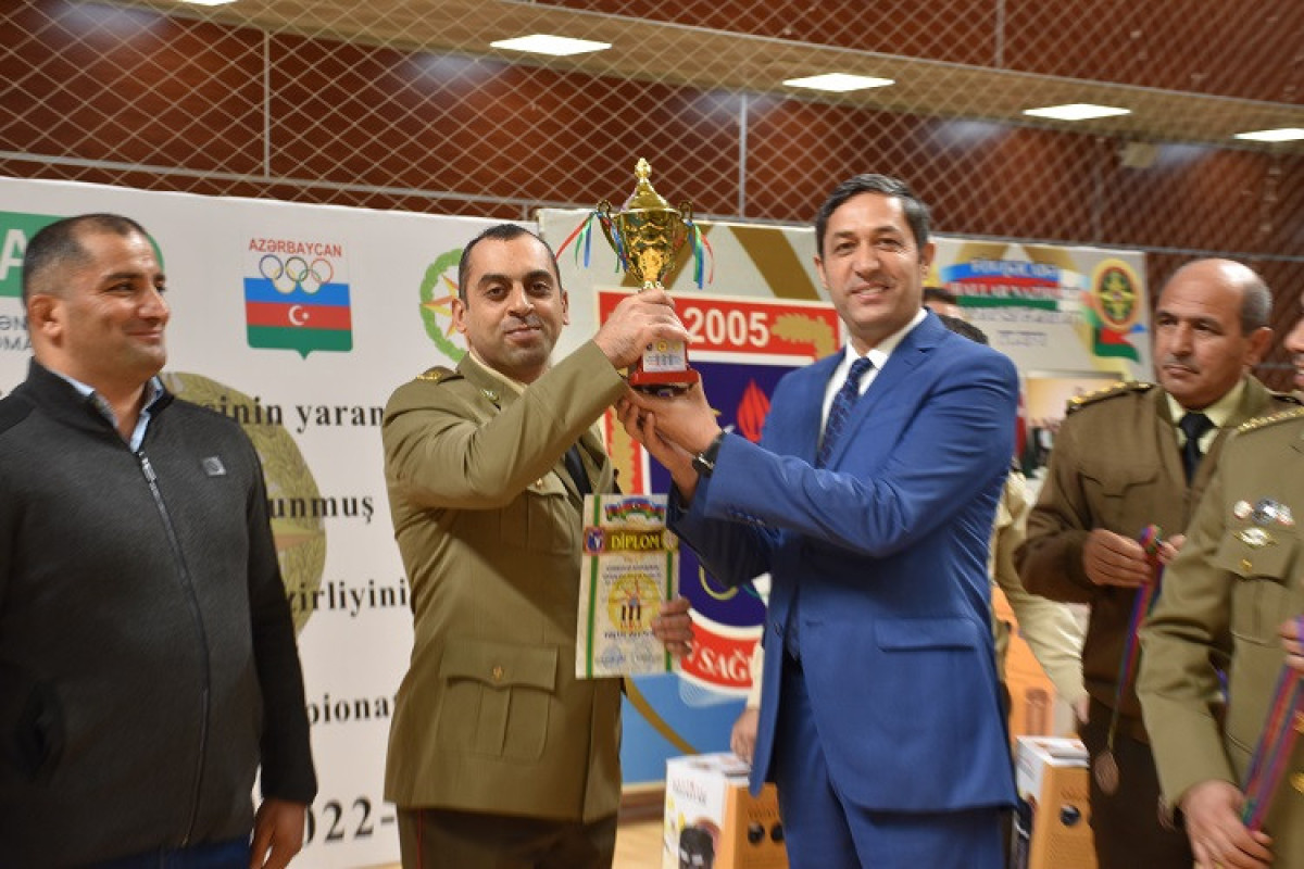 Подведены итоги чемпионата по волейболу среди учреждений МЧС Азербайджана -ФОТО 
