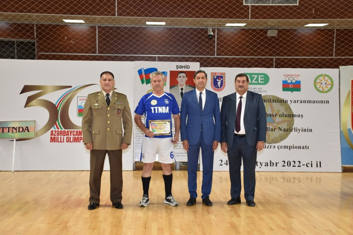 Подведены итоги чемпионата по волейболу среди учреждений МЧС Азербайджана -ФОТО 