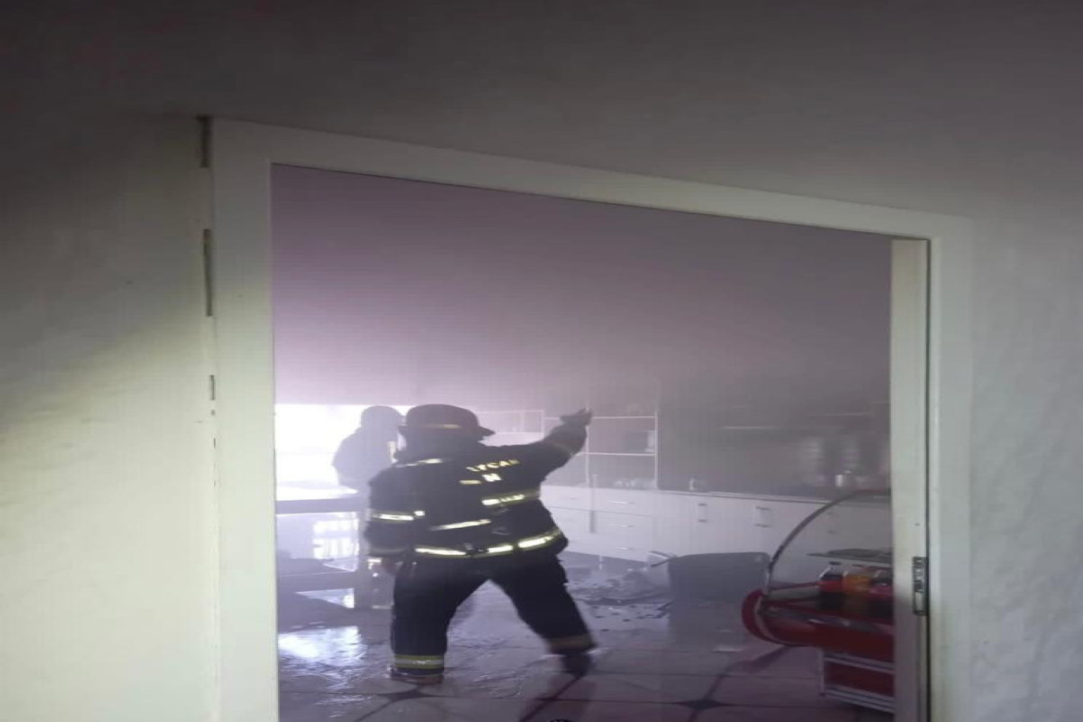 Пожар в ресторане в Масазыре потушен-ОБНОВЛЕНО -ФОТО 