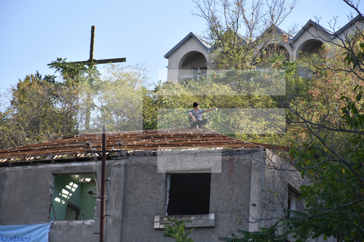 Армянский вандализм и разрушения в Лачине -ФОТО 