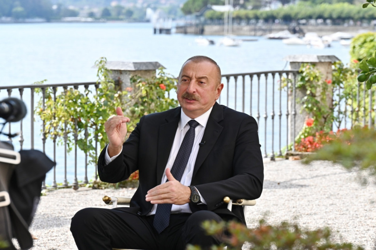 Ильхам Алиев дал интервью итальянской газете «İl Sole 24 Ore»-ФОТО 