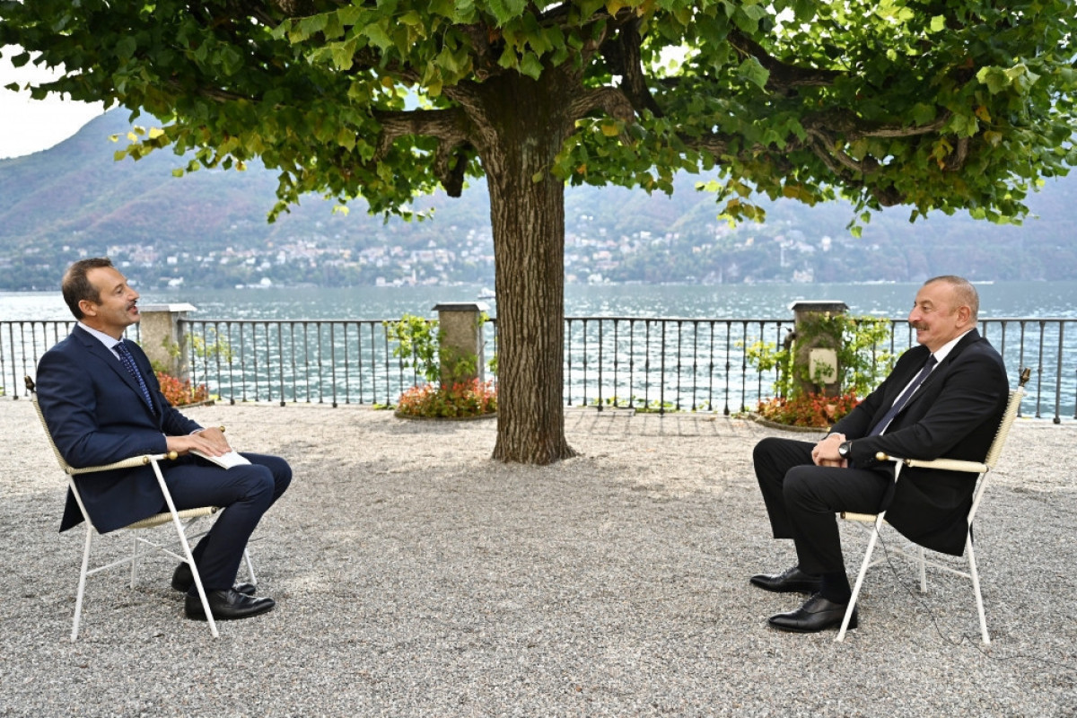 Ильхам Алиев дал интервью итальянской газете «İl Sole 24 Ore»-ФОТО 