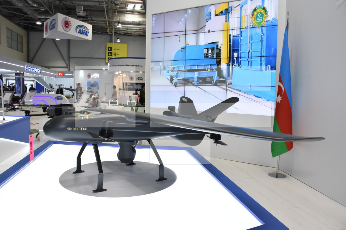 Азербайджан представил новые БПЛА на выставке ADEX-ФОТО 